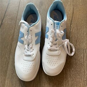 New Balance BB80 White and Blue Sneakers